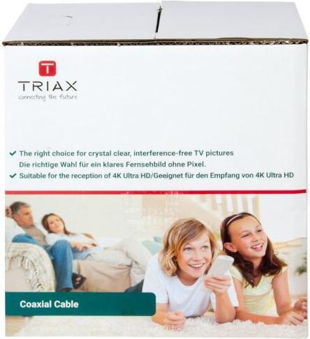 Produktbild Triax Koaxialkabel KOKA 110 A+ 250m Pullbox 110dB (110 dB, Antennenkabel)