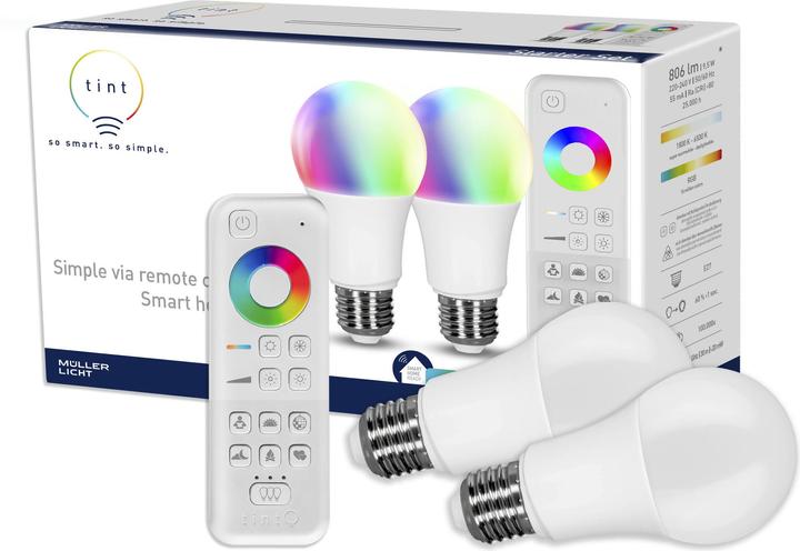 Actual product image Müller Licht E27 LED W bulb shape (E27, 9.50 W, 806 lm, 1 x, G)