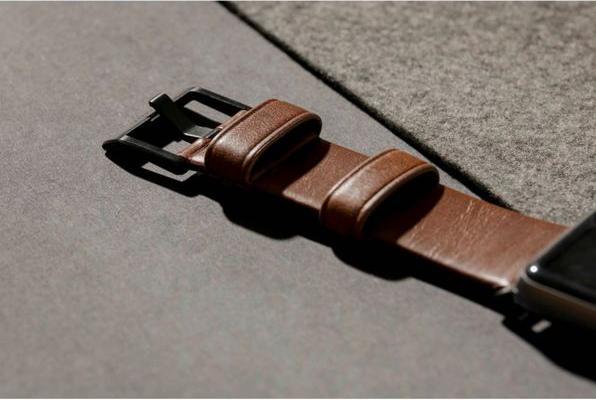 Produktbild Nomad Modern Connector Strap (44 mm, Edelstahl, Leder)