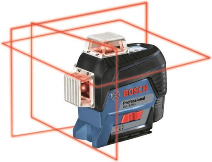 Laser richtplaat, Snellader GAL 12V-40 Professional (1 600 A01 9R3), 1x oplaadbare batterij GBA 12V 2.0Ah (1 600 Z00 02X), Houder voor laserontvanger LR 6/7 (1 608 M00 C1L), L-BOXX 136 (1 600 A01 2G0), Universele beugel BM 1 Professional (0 601 015 A01), Laserontvanger LR 7 Professional (0 601 069 J00), Tas