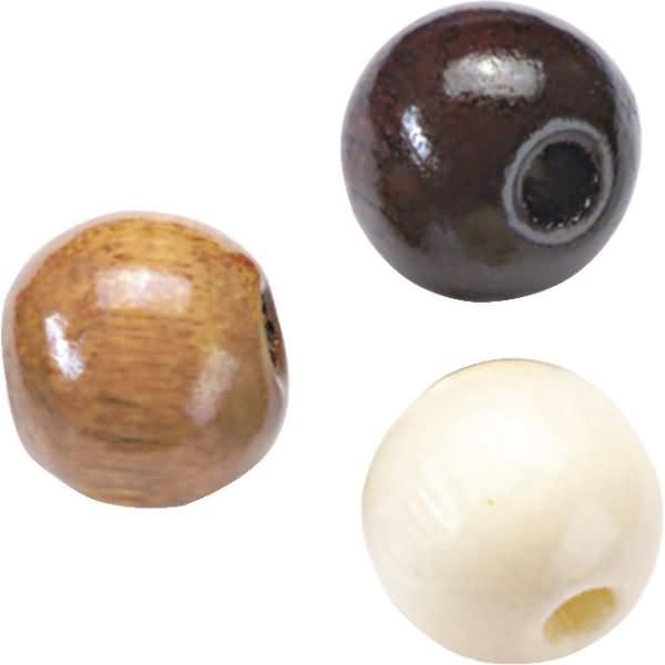 Produktbild Knorr Prandell Holzperlen 10mm VE=50 Stück braun