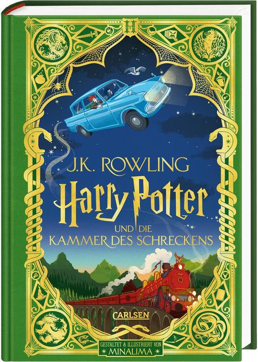 Actual product image Harry Potter und die Kammer des Schreckens: MinaLima-Ausgabe (Harry Potter 2) (German, J.K. Rowling, MinaLima, 2022)