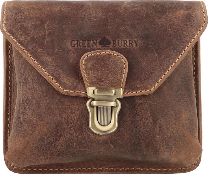 Greenburry Vintage Gürteltasche Leder 15 cm