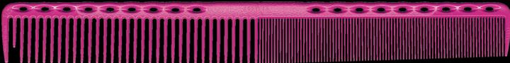 Y.S. Park Haarschneidekamm Nr. 331 230 mm pink