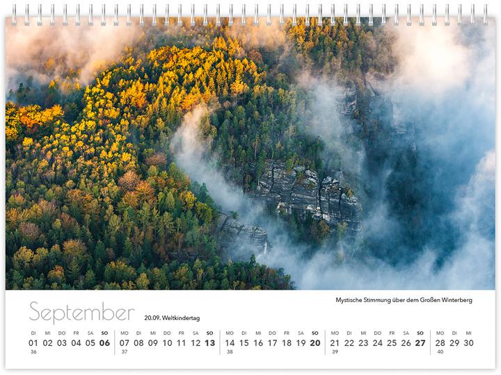 Actual product image Kalender Schsische Schweiz kompakt 2026 (21 x 15 cm, German)