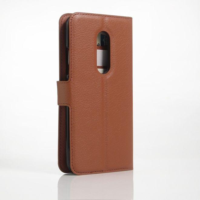 Image du produit MU Classic Couverture en cuir avec texture litchi (ZTE Axon 7)