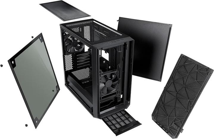 Actual product image Fractal Meshify C Mini - Dark TG (mATX)