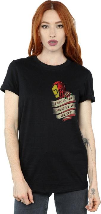 Produktbild Iron Man Tattoo Journey Breast Print TShirt (XXL)