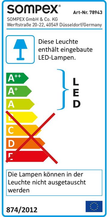 Label énergétique Sompex Deluxe (1080 lm)