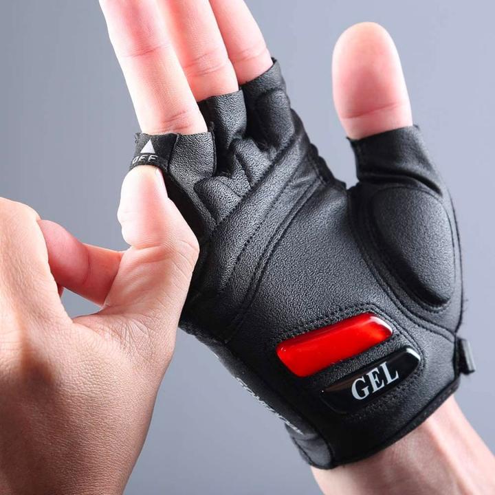 Produktbild Rockbros S143-BK XL cycling gloves with gel inserts - black (XL)
