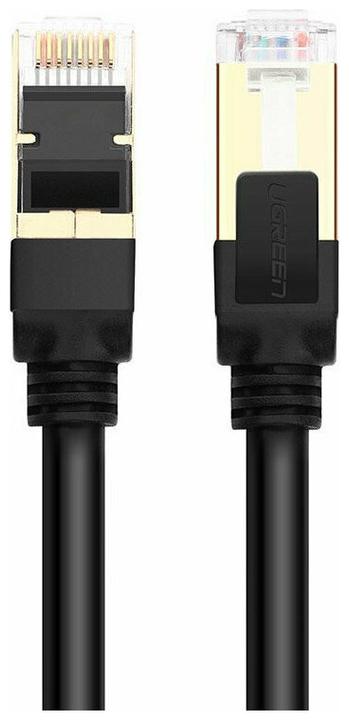 Image du produit Ugreen NW107 Câble réseau rond Ethernet RJ45, Cat.7, STP, 2m (Noir) (UTP, CAT7, 2 m)