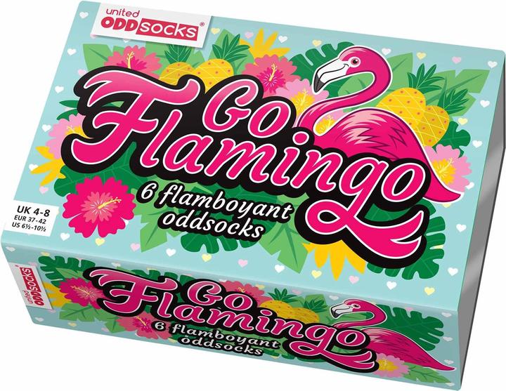 Produktbild United Oddsocks Go Flamingo (3er Pack, 37 - 42)
