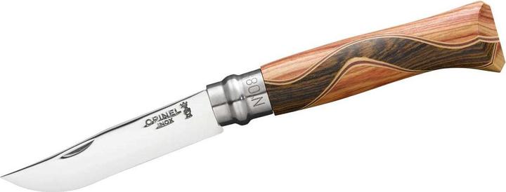 Actual product image Opinel Collector's knife No 08, design Bruno Chaperon, individual choice of wood, stainless steel (8.30 cm)