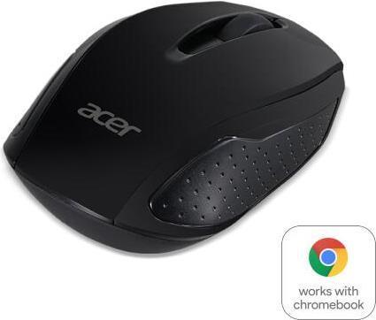 Actual product image Acer G69 RF2.4G Wireless Mouse with Chrome Logo Black Retail Pack WWCB (Wireless)