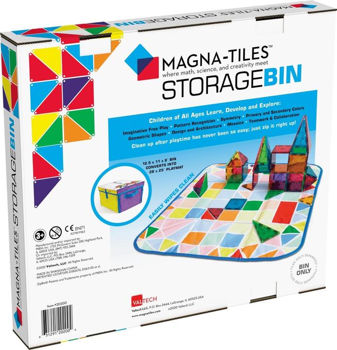 Actual product image Magna-Tiles Storage box & interactive play mat