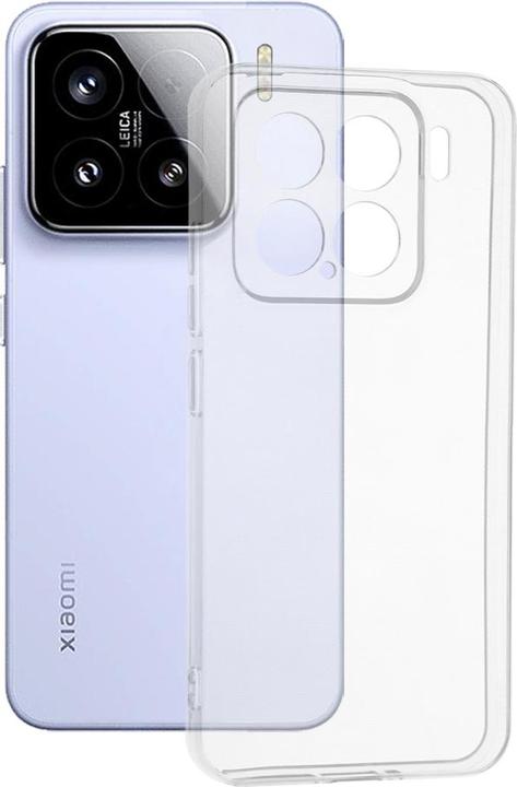Techsuit - Clear Silicone - Xiaomi 15 - Transparent (Xiaomi 15)