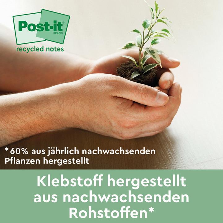 Produktbild Post-it Super Sticky Haftnotizen Recycling