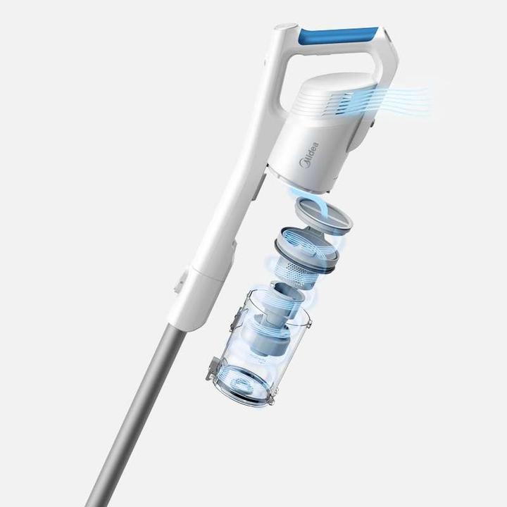 Actual product image Midea MCS2021WB Cordless Broom 150W DC Motor