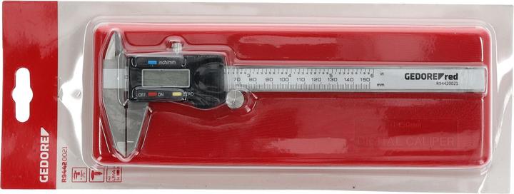 Productafbeelding Gedore Red Digitale schuifmaat met LCD-display in plastic doos (25 cm)