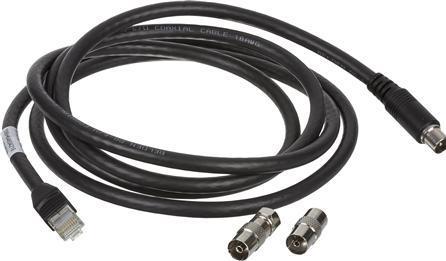 Image du produit LK IHC Net Basic tilslutningskabel 2M til R og TV, sort