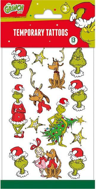 Actual product image Totum Tattoos Grinch
