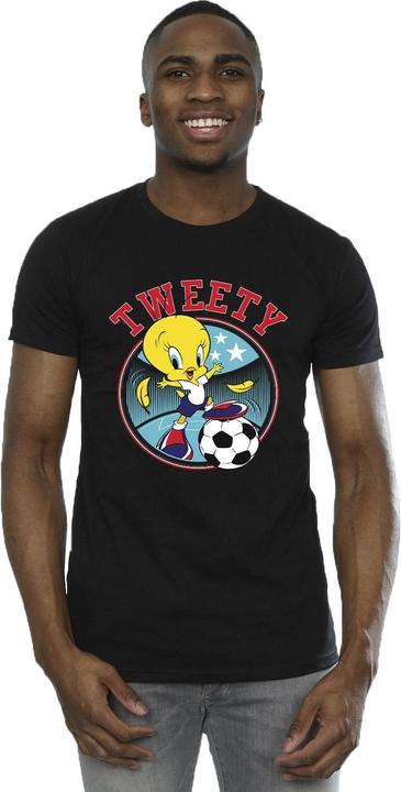 Immagine prodotto Looney Tunes Tweety Football Circle Maglietta Uomo (3XL)