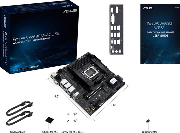 Image du produit ASUS Pro WS W680M (LGA 1700, Intel W680, mATX)