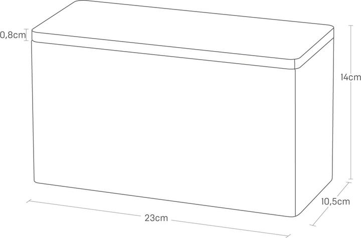 Immagine prodotto Yamazaki Rin (23 x 10,5 x 14 cm, 3.50 l)