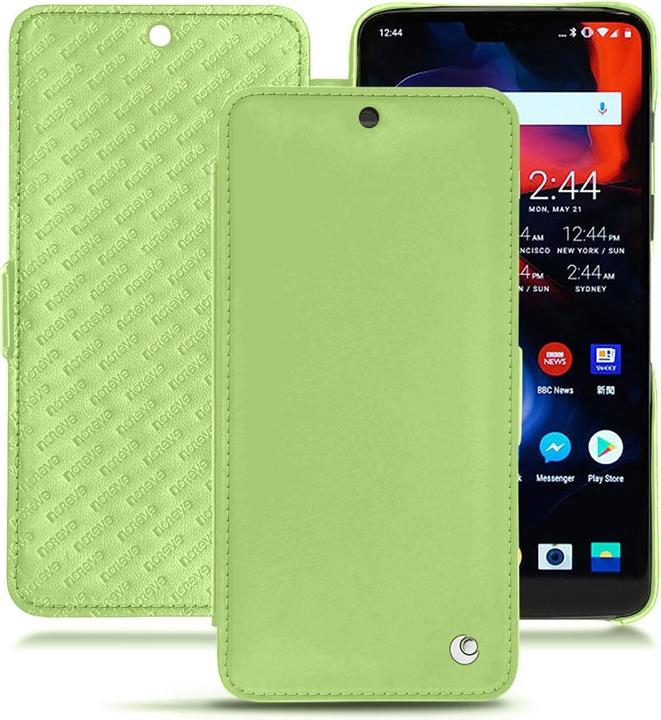 Productafbeelding Noreve Lederen omslag horizontaal (OnePlus 6)