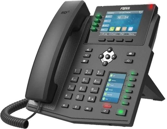 Image du produit Fanvil SIP-Phone X5U V2 Téléphone professionnel haut de gamme avec Gigabit / SIP / POE / port USB