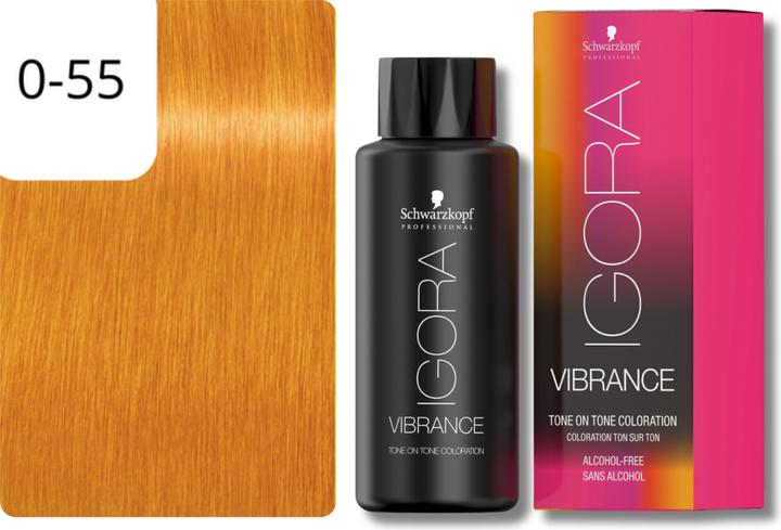 Produktbild Schwarzkopf Professional IGORA Vibrance Haartönung NEU (0-55 Gold Konzentrat)