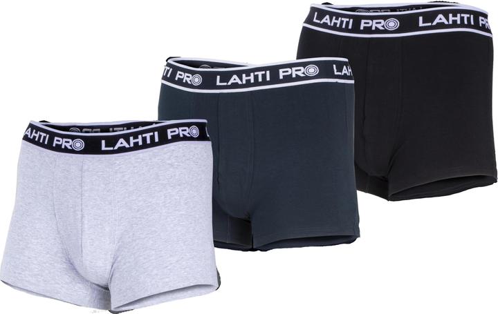 Actual product image Lahti Pro Men's shorts black, gray, dark blue, 3 pairs, "3xl", lahti (3XL, pack of 3)