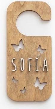 Image du produit Vintiun Accroche-porte papillon nature personnalisable