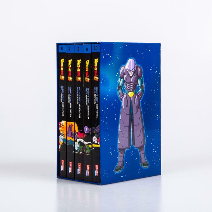 Immagine prodotto Dragon Ball Super Bände 6-10 im Sammelschuber mit Extra (Tedesco, Akira Toriyama (Storia originale), 2020)