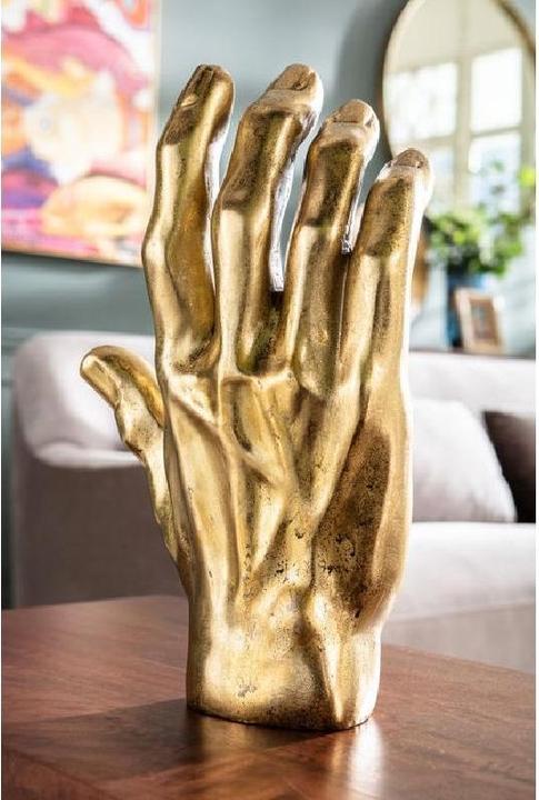 Actual product image Kare Design Deco Object Mano Gold (17.5 x 30 x 43 cm)
