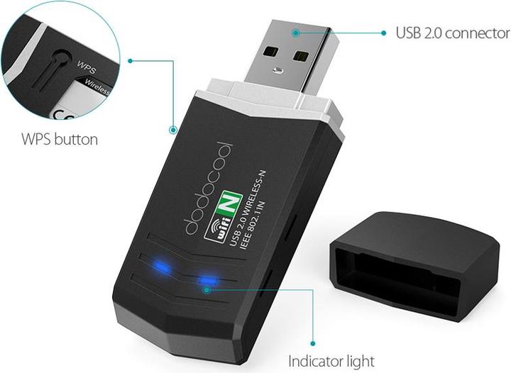 Produktbild Dodocool USB Adapter (USB 2.0)