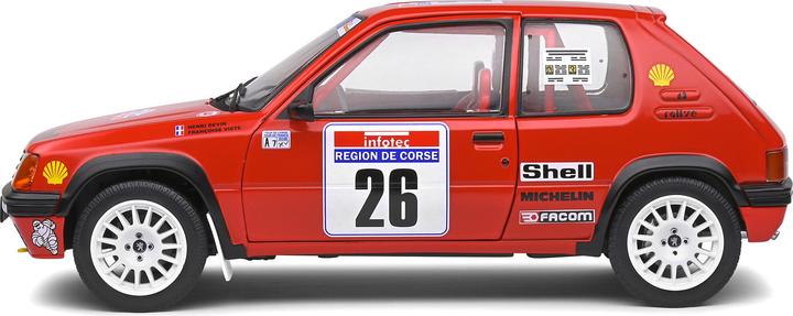 Image du produit Solido 1:18 Peugeot 205 PTS rouge #26