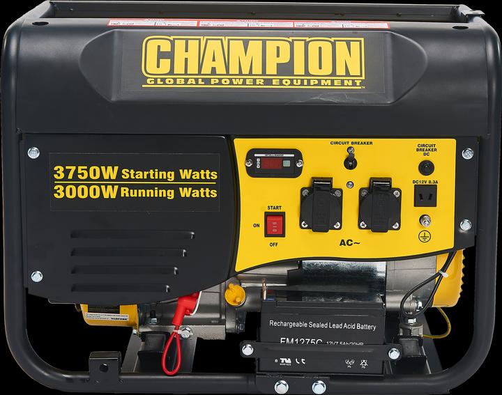 Produktbild Champion Power Equipment 3500 Watt Benzingenerator (3000 W, 15 l)