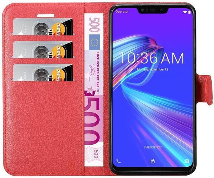 Actual product image Cadorabo Book with stand function cover (Asus Zenfone Max (M2))