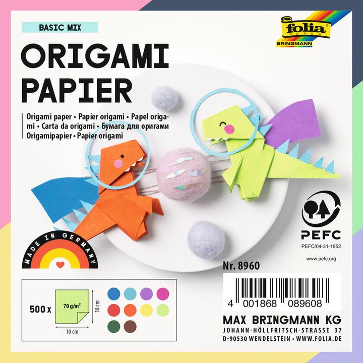 Actual product image Folia Folding sheets, 100 x 100 mm, 70 gsm, 500 sheets (70 g/m², 1 x)