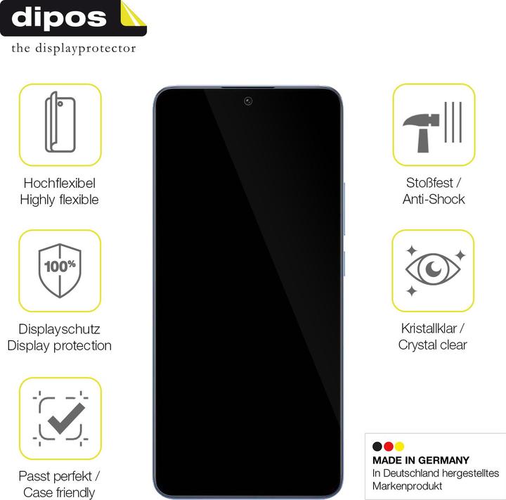 Immagine prodotto Dipos Pellicola Protettiva Full-Cover 3D (2 Pezzo/i, Xiaomi 13T Pro)