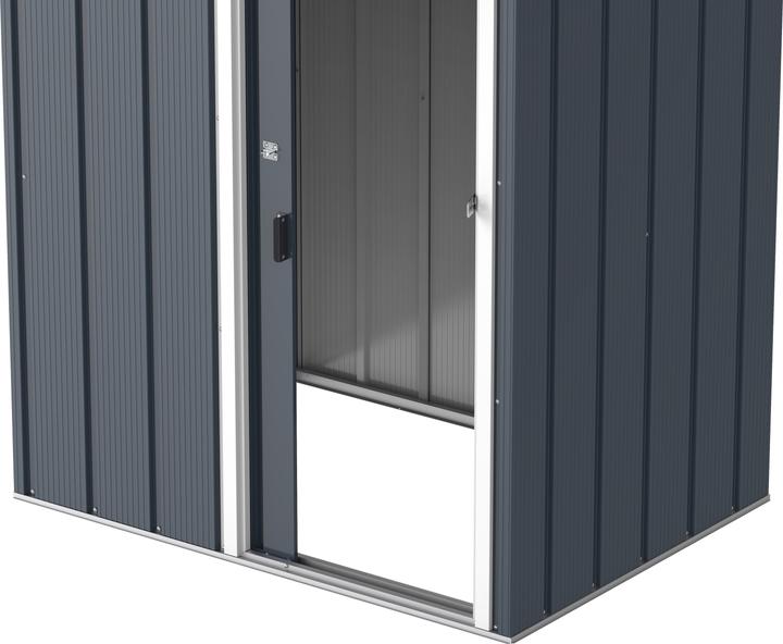 Actual product image Tepro Eco 5x4 shed, anthracite/white