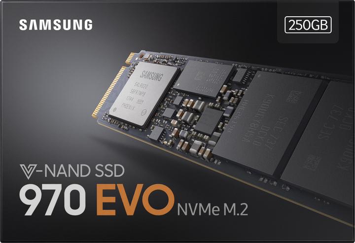 Actual product image Samsung 970 Evo (250 GB, M.2 2280)