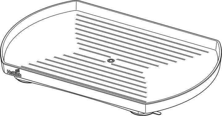 Actual product image Hettich ComfortSpin transparent 360°