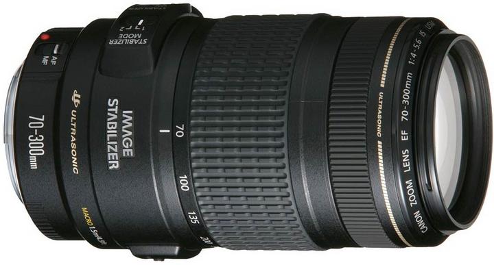 Image du produit Canon EF 70-300mm, f/4-5.6 IS USM (Canon EF, Plein format)