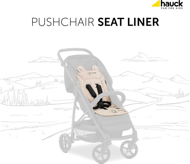 Produktbild Hauck Pushchair Seat Liner Winnie the Pooh Beige