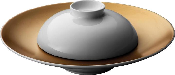 BergHoff Speise-Service Gem Line 2 Stück, Gold/Weiss (2 x, 28 cm)