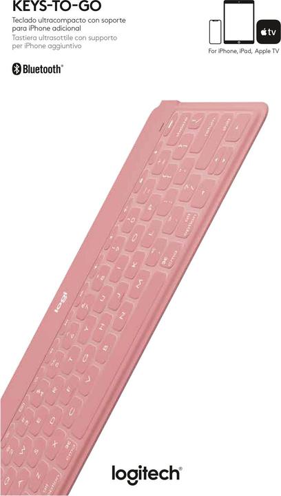 Produktbild Logitech Keys-To-Go (Eng. Int., iPad, iPhone, Apple TV)