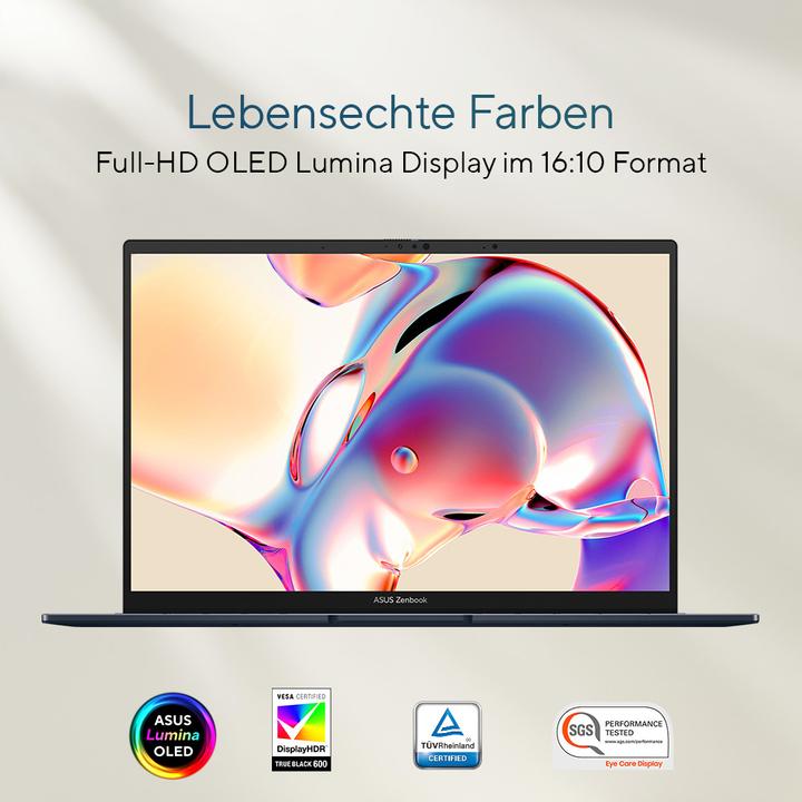 Actual product image ASUS Zenbook 14 OLED (14", Intel Core Ultra 9 185H, 32 GB, 1000 GB, CH)
