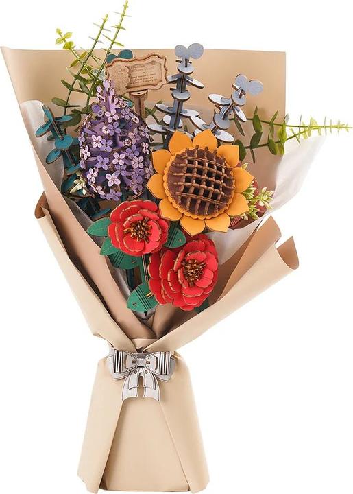 Produktbild Robotime Modellbausatz 'BLUMENSTRAUSS'